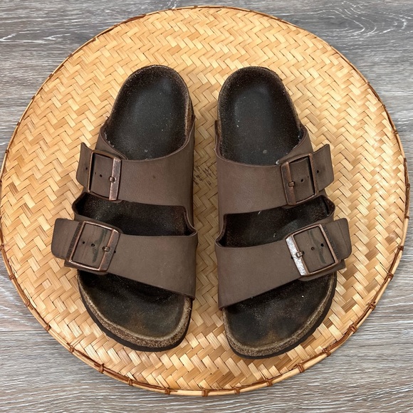 Birkenstock Shoes - Birkenstock sandals matte brown double strap